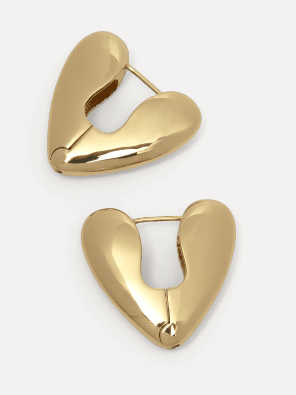 OD4 - Fara Heart Earrings set Gold