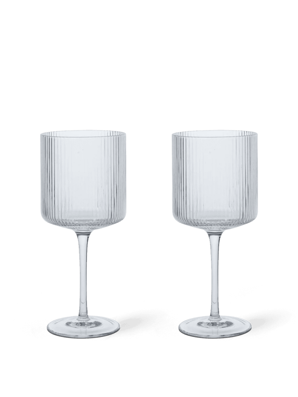 Ripple Red Wine Glasses - Set of 2