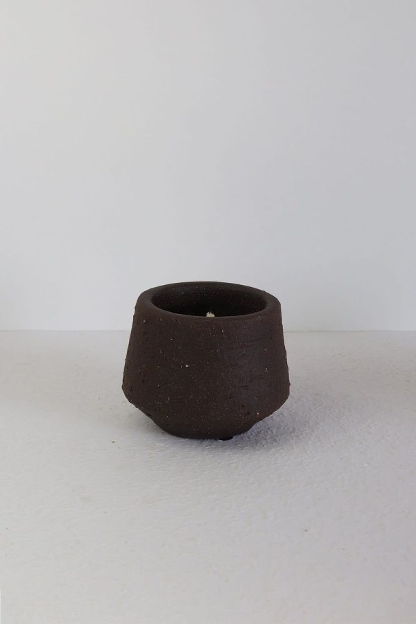 outdoor candle - Charcoal brown - Small