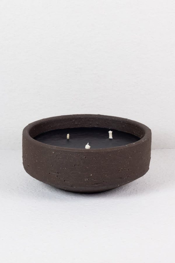 outdoor candle - charcoal brown - Xlarge